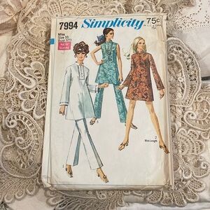 Vtg 1968‎ Tunic/Dress Pattern